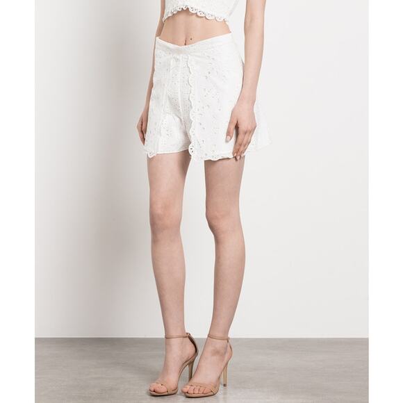 Charo Ruiz Pants - CHARO RUIZ Women's Alida Short Size M In White
